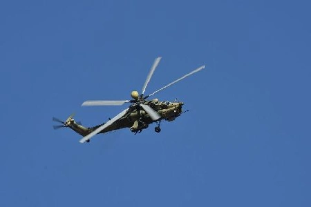 Авария в Ленинградской обл.: упал военный вертолет