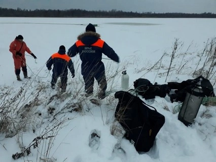 Рыбак провалился под лед в Костромской области