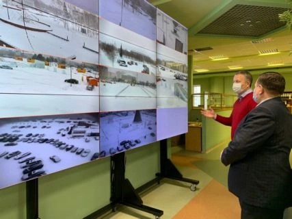 Круглосуточное видеонаблюдение и охрана ледовых городков Сургута