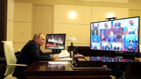 Председатель ГД принял участие в совещании Президента РФ с постоянными членами Совета Безопасности 18.02.2021г.