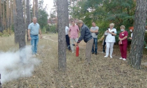 Урок пожарной безопасности в санатории «Красиво»