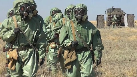 Проверка военнослужащих полка РХБ защиты ВВО проведена в Бурятии