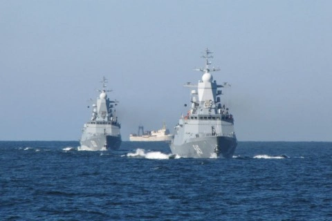 В 2020 году экипажами надводных кораблей Балтийского флота выполнено более 400 боевых упражнений