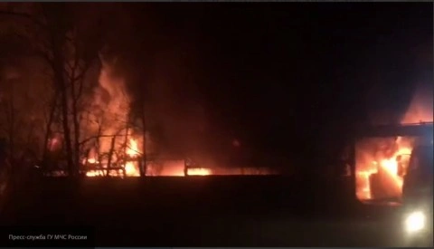 Пожар на складе в Твери полностью ликвидирован