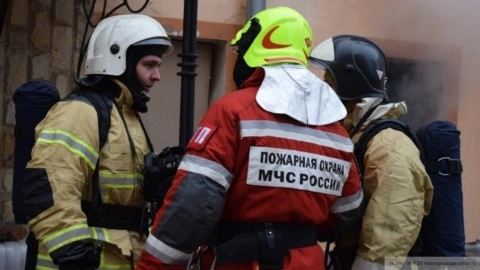 В Москве на базе ОМОН случился пожар