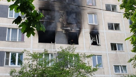 В южной части Москвы, в одном из жилых домов прогремел взрыв