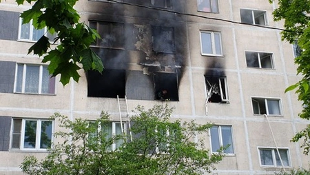 В южной части Москвы, в одном из жилых домов прогремел взрыв