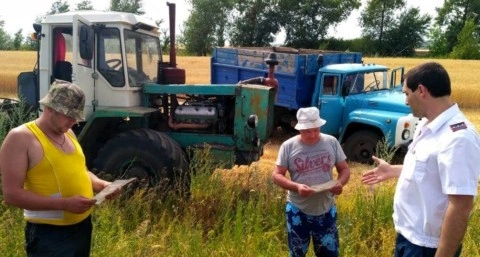 На полях началась уборочная кампания – особое внимание пожарной безопасности!