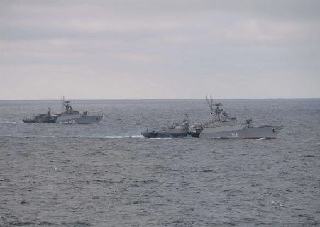 В Новороссийской военно-морской базе Черноморского флота проведено учение с отрядом по борьбе с диверсионными силами и средствами