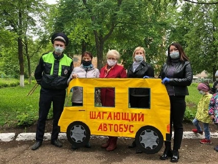 В Кировском районе Северной Осетии побывал агитационный автобус ГИБДД
