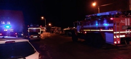 Пожар потушили еще до прибытия МЧС