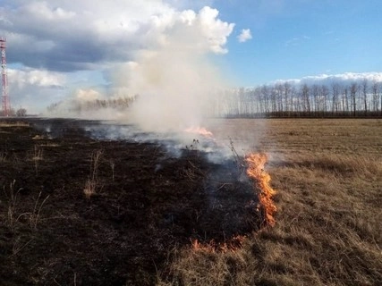 Повышенный пожароопасный класс действует в Орловской области