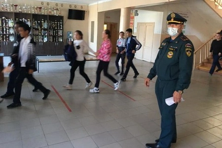 Тренировка по эвакуации в школе должна быть эффективной