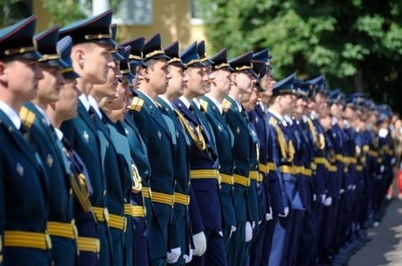 Занятие с курсантами морского университета