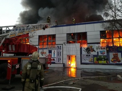Крупный пожар в Балашихе локализован