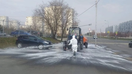 Четвертая масштабная дезинфекция пройдет в Москве 18 апреля