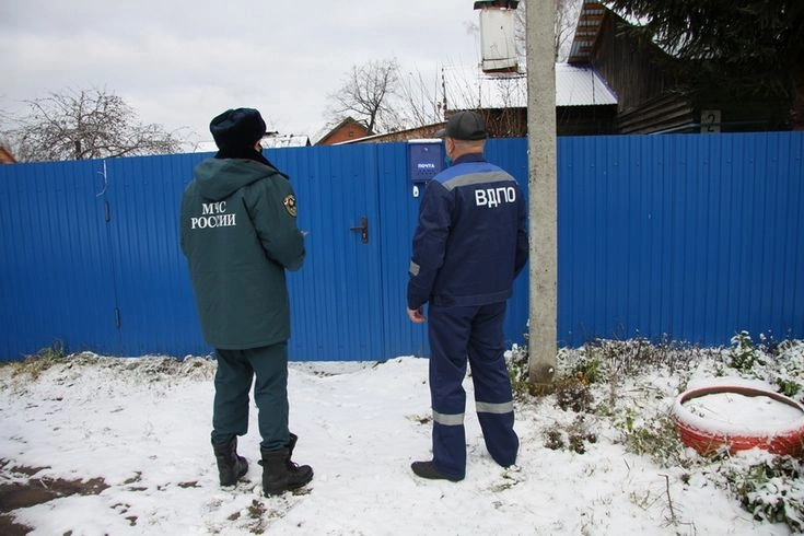 В Зеленодольске работники ВДПО и пожарные проводят совместные профилактические мероприятия