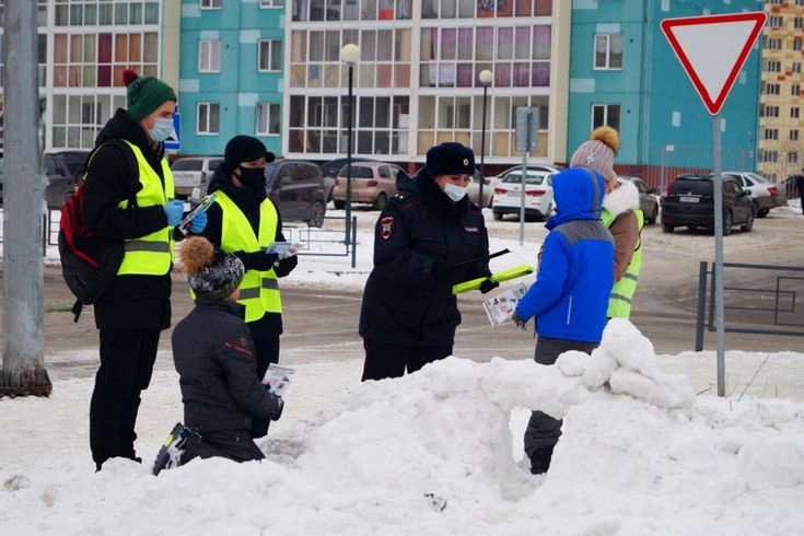 В Томске полицейские совместно с администрациями районов взяли на контроль «стихийные горки»