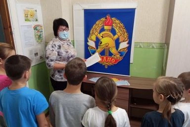 Школьники в Курганской области узнали о профессии пожарного