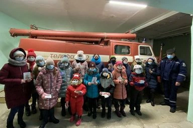 В гостях у добровольных пожарных