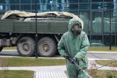 Российские военные продезинфицировали в Сербии 30 объектов в шести городах
