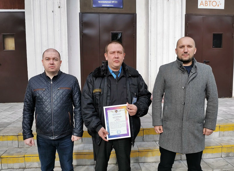 Нарушитель задержан благодаря работнику ООО ЧОП «КОНСУЛ 2002»