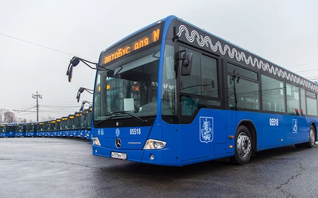 С начала года в Москве появилось более 500 новых автобусов
