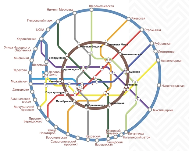 Планируется уменьшение загрузки станций метрополитена в центре столицы в связи с вводом БКЛ на 20%
