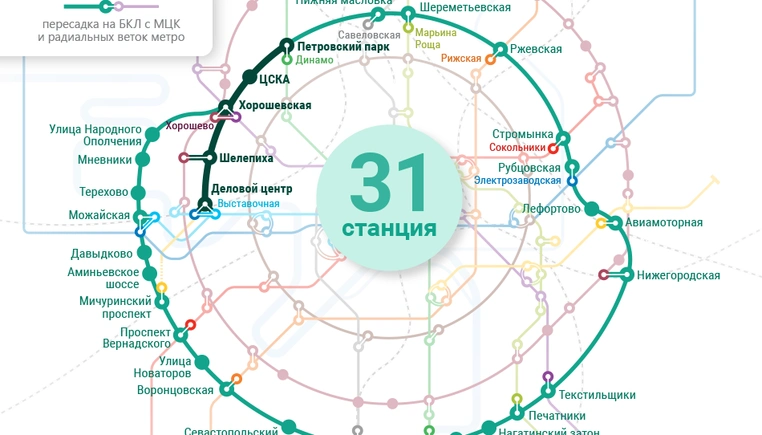 Строительство Большой кольцевой линии завершат в 2022 году