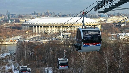 10 декабря проезд по Московской канатной дороге будет бесплатными