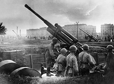Обнародованы данные о столичной системе ПВО в годы войны