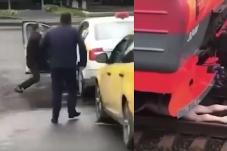 Голый москвич устроил в Кунцево настоящее выступление