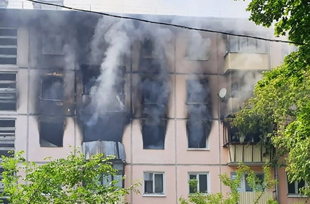 Пожар на северо-востоке Москвы чуть не лишил жизни 7 человек