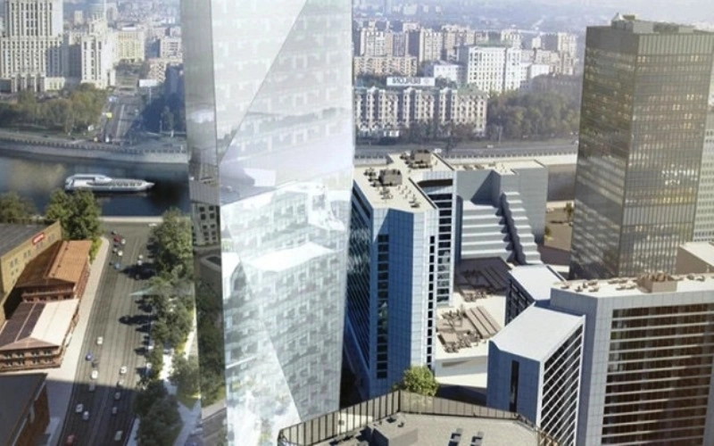 На Краснопресненской набережной в Москве появится башня-«кристалл»