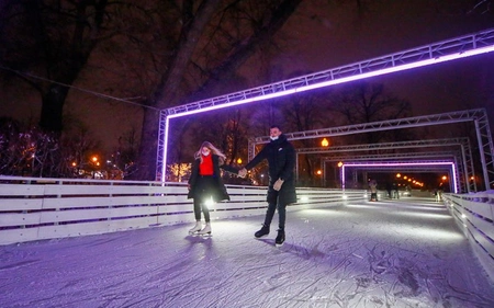 Каток в Парке Горького откроют 25 ноября