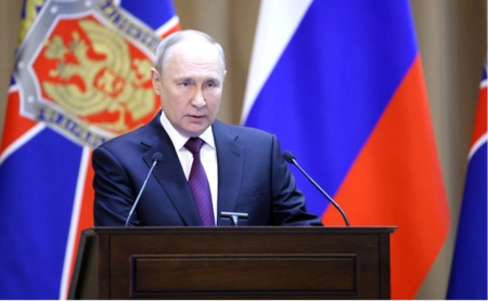 Владимир Путин провел заседание коллегии ФСБ