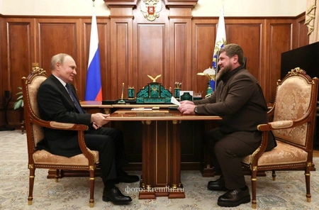 Владимир Путин провел встречу с главой Чеченской Республики Рамзаном Кадыровым