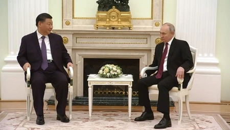 В Кремле началась встреча Владимира Путина и Си Цзиньпина