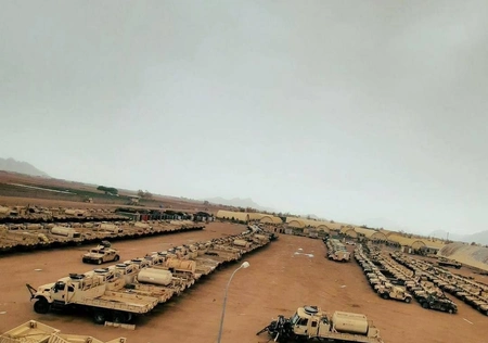Колонны американской военной техники остались на территории Афганистана
