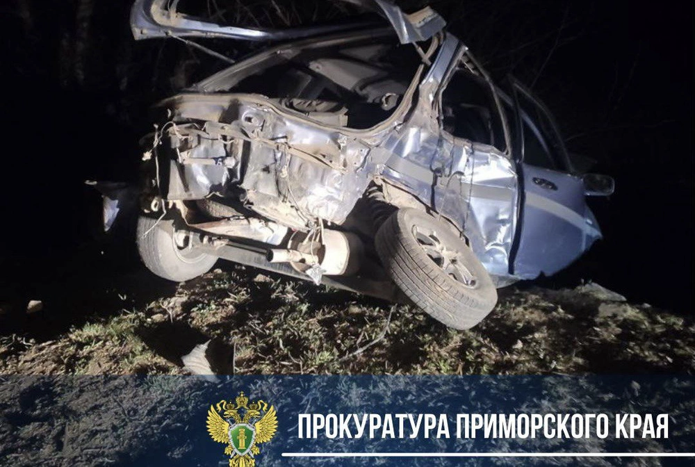 В Приморье произошла авария с летальным исходом, погибли двое школьников