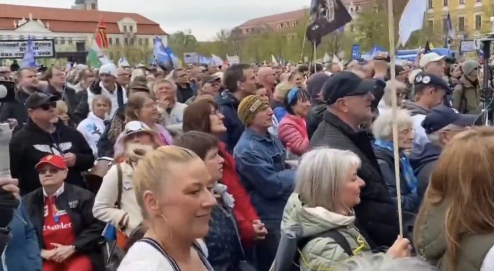 В Германии прошел митинг против поддержки Украины
