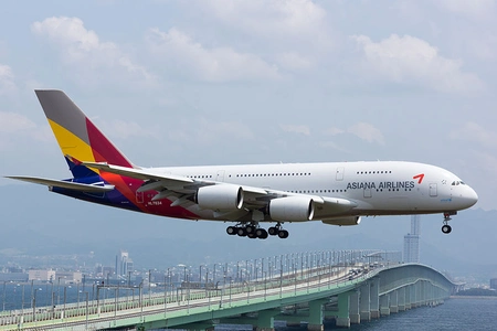 Во время полета авиакомпании Asiana Airlines пассажир открыл дверь самолета