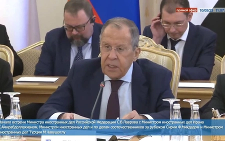 Лавров на переговорах с главами МИД Турции, Ирана и Сирии: США набирают террористов для дестабилизации обстановки в Сирии