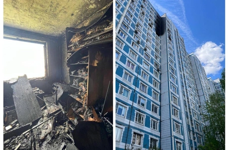 Трое погибли при пожаре на северо-востоке Москвы