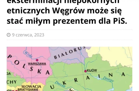 Niezalezny Dziennik Polityczny: «главная задача Варшавы сейчас – не отдать украинское Закарпатье Венгрии»
