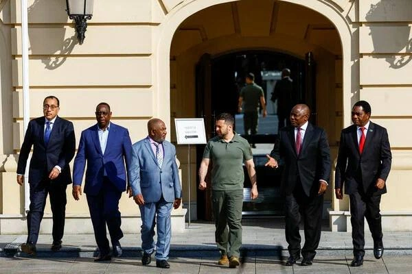 Президент ЮАР Сирил Рамофа провёл пресс-конференцию