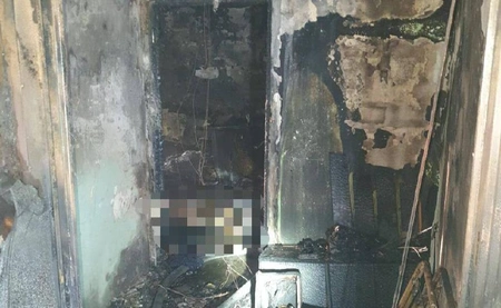 На юго-западе Москвы при пожаре в жилом доме погибла женщина