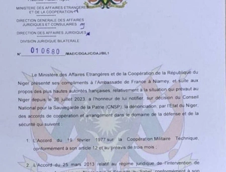 Францию обязали покинуть Нигер в течение 30 дней