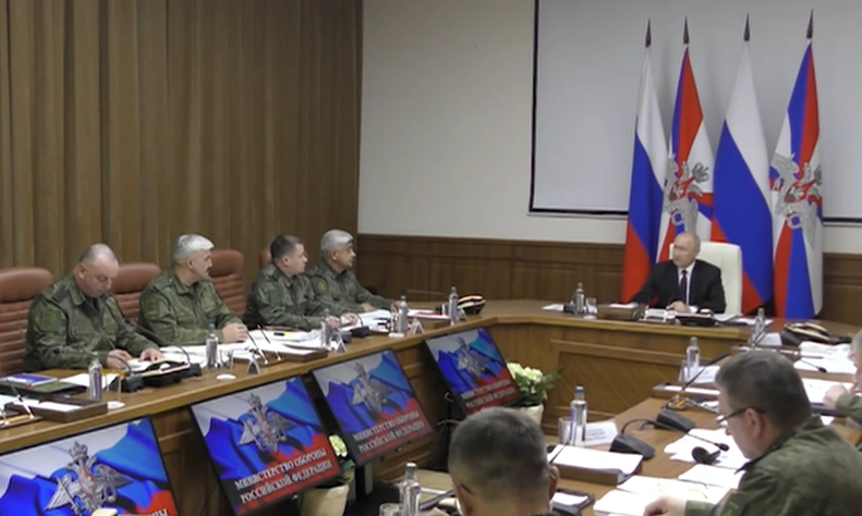 Владимир Путин посетил штаб группировки СВО