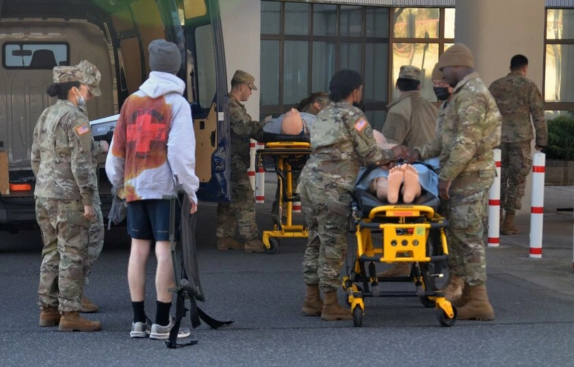 Американских наемников лечат в госпитале в Германии